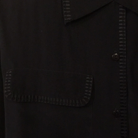 Figi Woman’s 100% Silk Blue Blouse Size Small NEW Gorgeous All occasion Classic - Picture 4 of 6